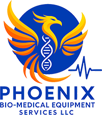 Phoenix Bio-Medical Equipment Services, LLC Vertical Logo